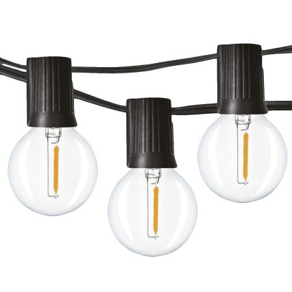 Deko-LED-Lichterkette für den Außenbereich GARLAND 25xE12 20m IP44 warmweiß