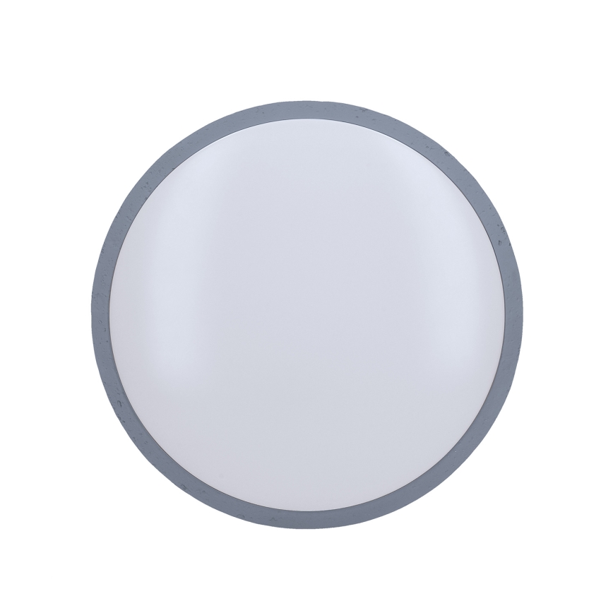Dimmbare LED-Deckenleuchte GREY LED/48W/230V 3000-6500K grau d 38 cm + Fernbedienung