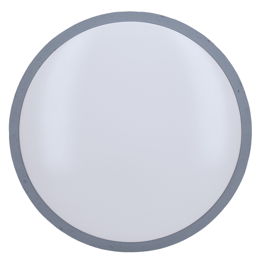 LED Dimmbares Deckenleuchte GREY LED/60W/230V 3000-6500K grau Ø 49 cm + Fernbedienung