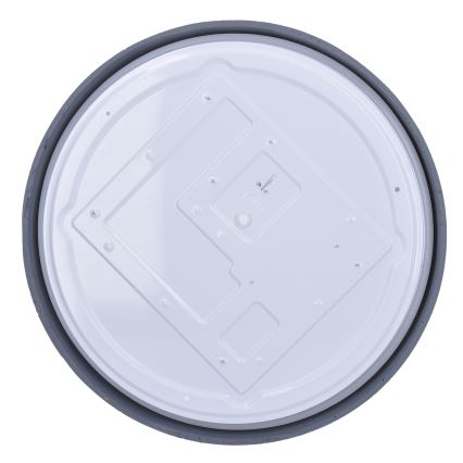 LED Dimmbares Deckenleuchte GREY LED/60W/230V 3000-6500K grau Ø 49 cm + Fernbedienung