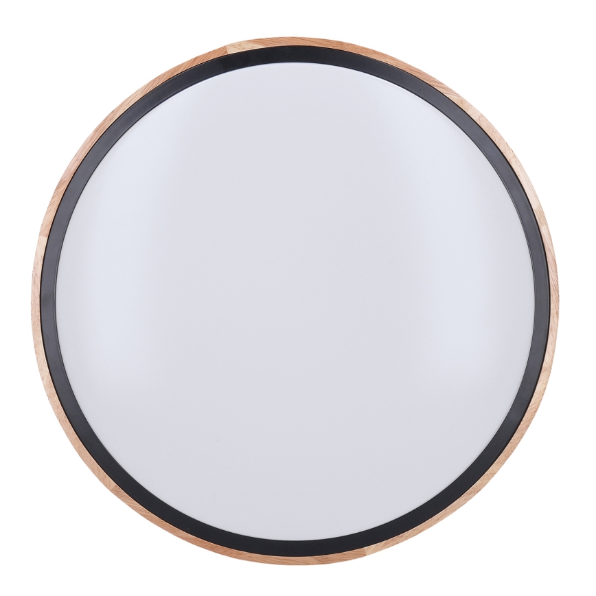 LED Dimmbares Deckenleuchte IRON OAK LED/60W/230V 3000-6500K Eiche Ø 51 cm + Fernbedienung