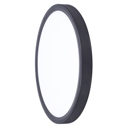 LED Dimmbares Deckenleuchte ESTELA LED/36W/230V Ø30 cm Schwarz + Fernbedienung