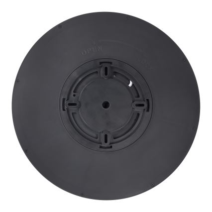 LED Dimmbares Deckenleuchte ESTELA LED/36W/230V Ø30 cm Schwarz + Fernbedienung