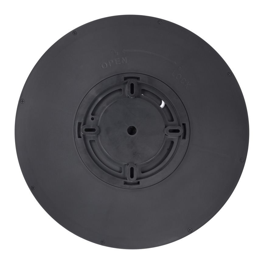 LED Dimmbares Deckenleuchte ESTELA LED/36W/230V Ø30 cm Schwarz + Fernbedienung