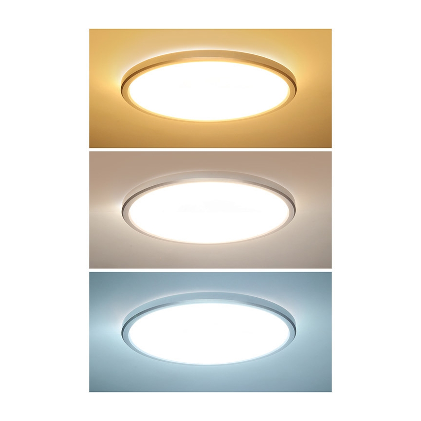 LED-Deckenleuchte für Badezimmer ACATE LED/18W/230V 3000/4000/6000K Ø 22 cm IP54