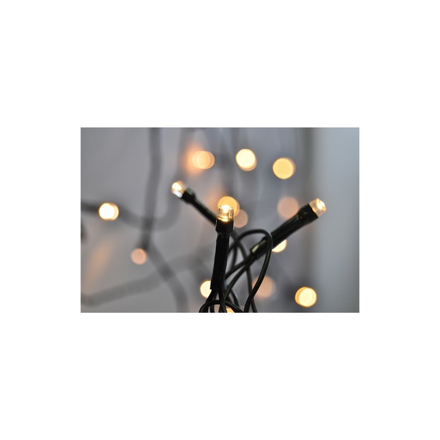 LED Weihnachtskette für Außen 20m 400xLED/230V IP44 3000K
