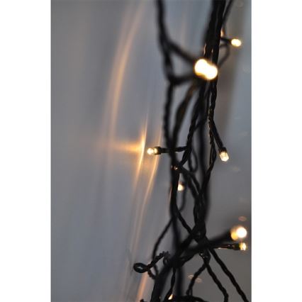 LED Weihnachtskette für Außen 20m 400xLED/230V IP44 3000K