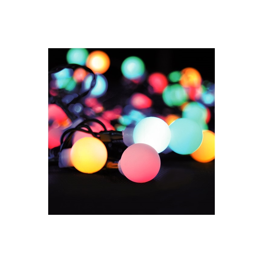 Soligth 1V08-RGB - LED RGB Dimmbare Weihnachtskette für Außenbereich 15 m 100xLED/230V + Fernbedienung IP44