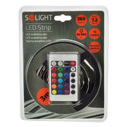 LED Streifen mit Fernbedienung 21W/12V 3m