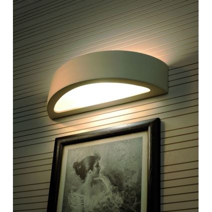Wandleuchte ATENA 1xE27/60W/230V 40,5 cm weiß