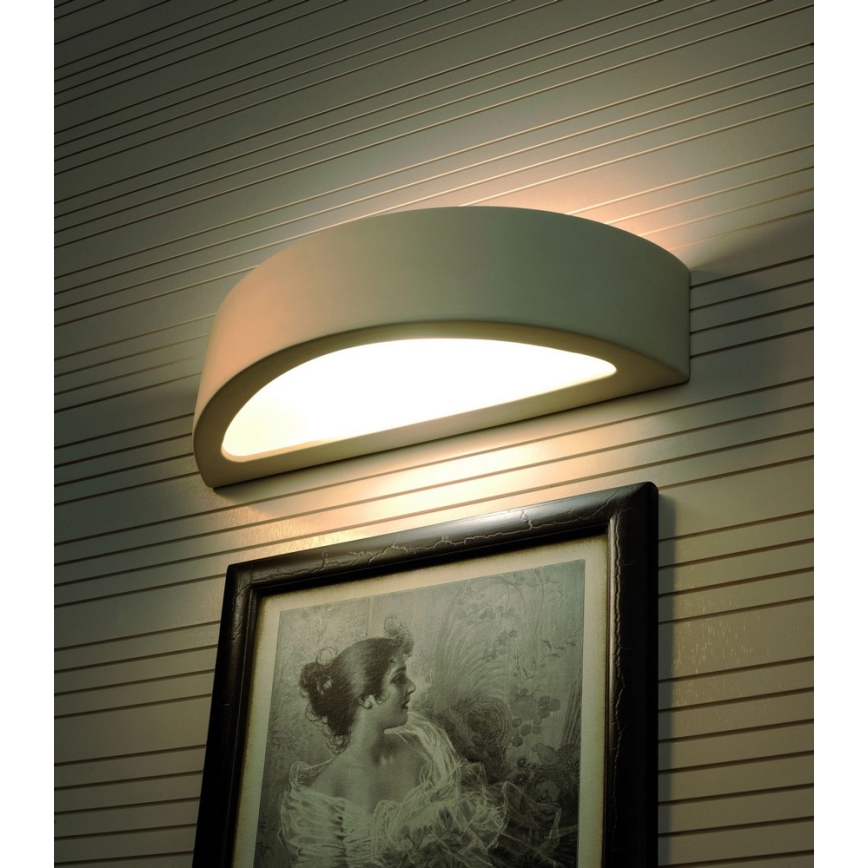 Wandleuchte ATENA 1xE27/60W/230V 40,5 cm weiß