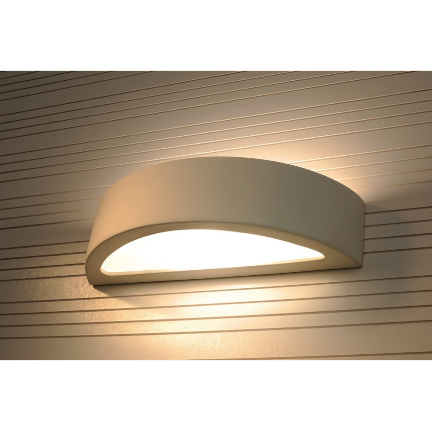 Wandleuchte ATENA 1xE27/60W/230V 40,5 cm weiß