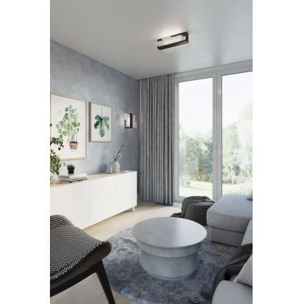 Sollux SL.0074 - Deckenleuchte FENIKS 2 2xE27/60W/230V wenge