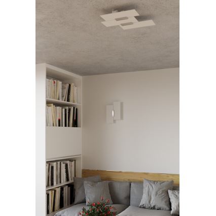 Wandleuchte FABIANO 2xE27/60W/230V weiß/glänzendes Chrom