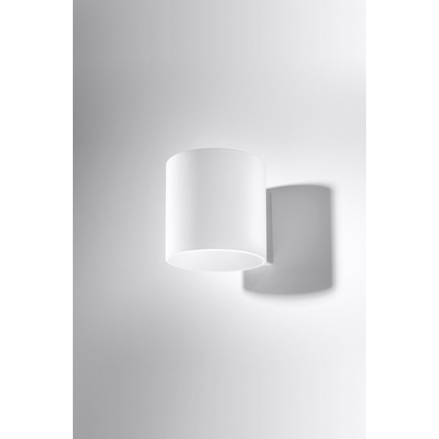 Wandstrahler VICI 1xG9/40W/230V Glas/weiß