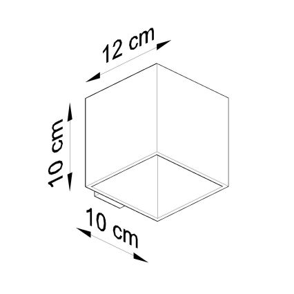 Wandstrahler RICO 1xG9/40W/230V Glas/weiß