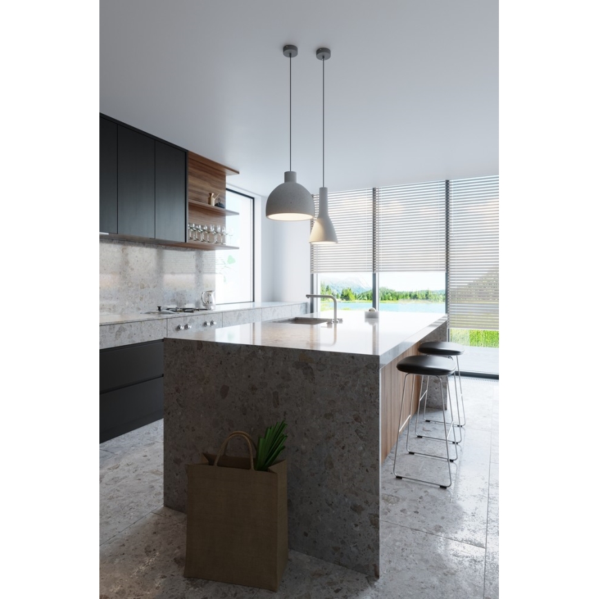 Sollux SL.0280 - Hängeleuchte EMPOLI 1xE27/15W/230V weiß