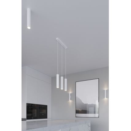 Sollux SL.0323 - Hängeleuchte LAGOS 1 1xGU10/40W/230V weiß