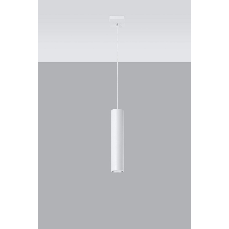 Hängeleuchte an Schnur LAGOS 1 1xGU10/10W/230V weiß