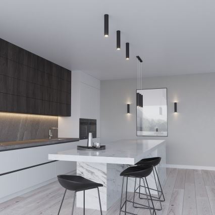 Sollux SL.0327 - Hängeleuchte LAGOS 1 1xGU10/40W/230V schwarz