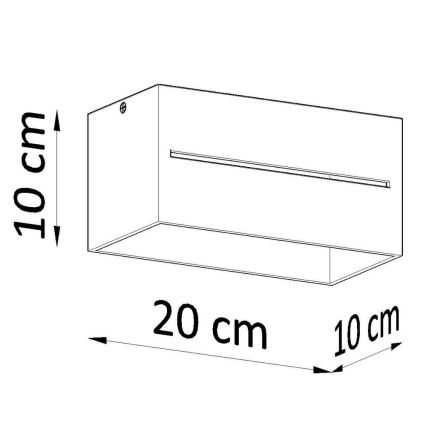 Deckenleuchte LOBO 2xG9/40W/230V weiß