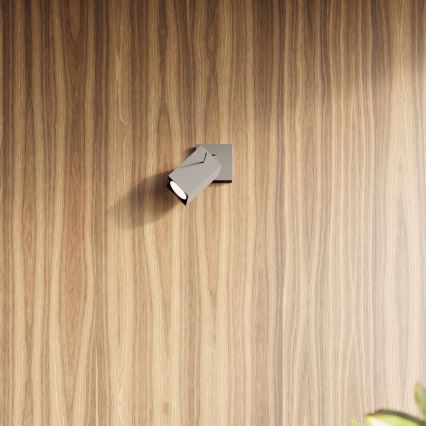 Wandleuchte MERIDA 1xGU10/40W/230V grau