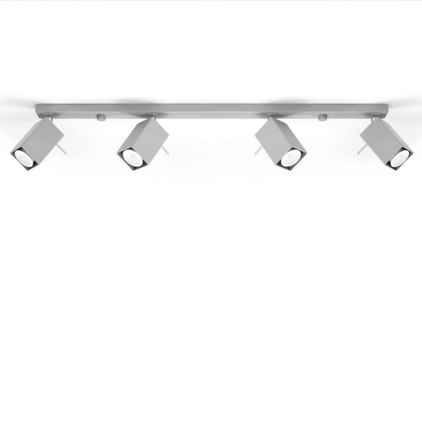 Punktstrahler MERIDA 4xGU10/40W/230V grau