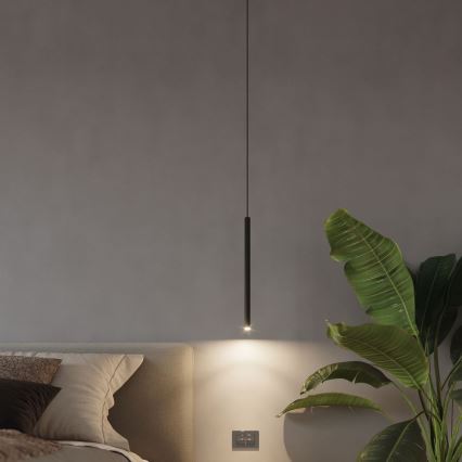 Sollux SL.0469 - Hängeleuchte PASTELO 1 1xG9/40W/230V schwarz
