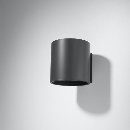 Wandleuchte ORBIS 1 1xG9/40W/230V Anthrazit