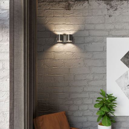 Wandleuchte ORBIS 2xG9/40W/230V Schwarz