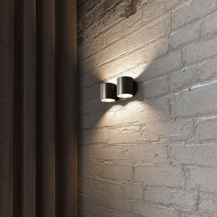 Wandleuchte ORBIS 2xG9/40W/230V Schwarz