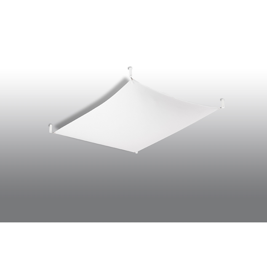 LED Deckenleuchte LUNA 2xG13/8,5W/230V 80x105 cm weiß