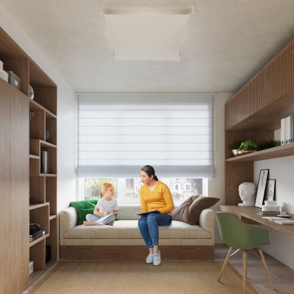 LED-Deckenleuchte LUNA 6x G13 / 8,5 W / 230 V 140 x 140 cm weiß