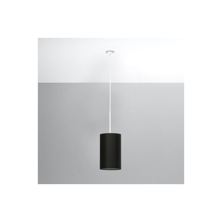 Kronleuchter an Schnur OTTO 1xE27/60W/230V d. 15 cm schwarz