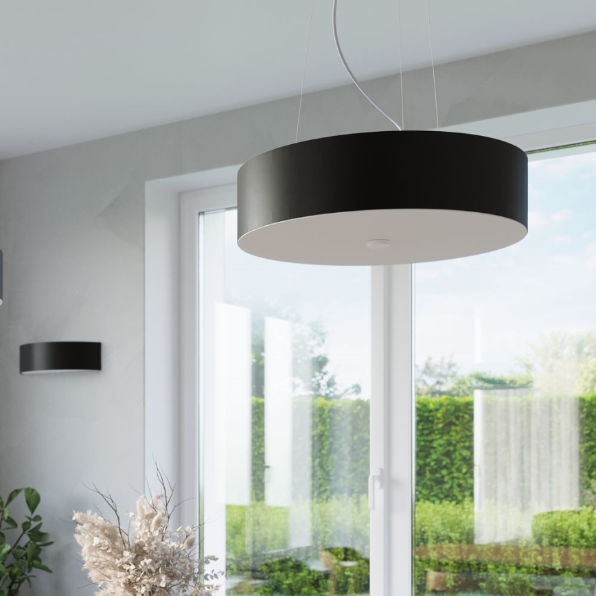 Hängeleuchte an Schnur SKALA 3xE27/60W/230V d 30 cm schwarz