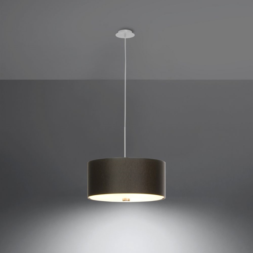 Hängeleuchte an Schnur SKALA 3xE27/60W/230V d 30 cm schwarz