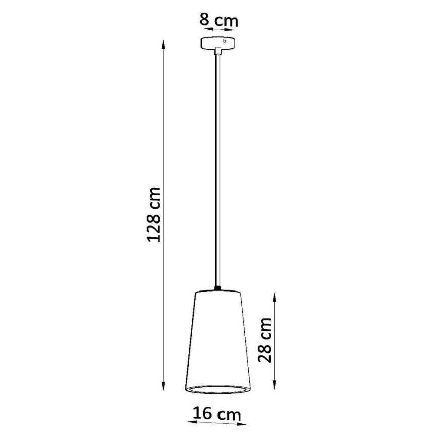 Hängeleuchte GULCAN 1xE27/15W/230V