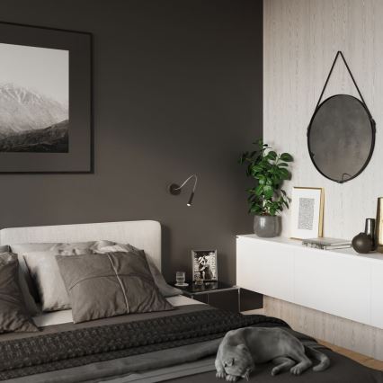 Kleine und flexible Leuchte AXIL 1xG9/12W/230V schwarz