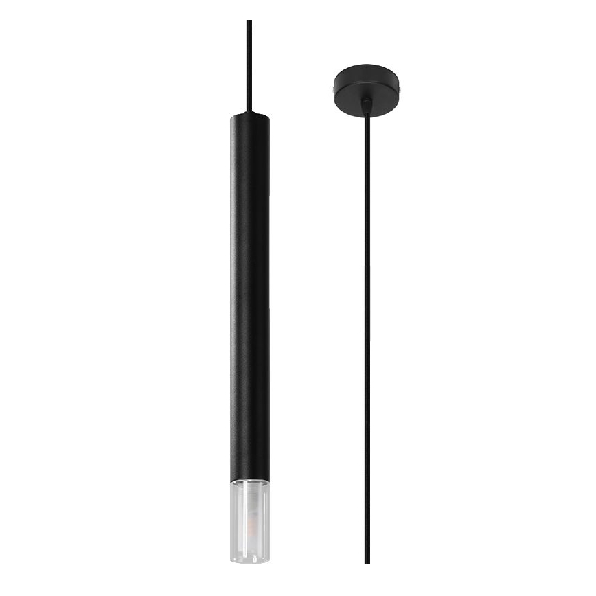 Hängeleuchte VIZIER 1xG9/40W/230V schwarz