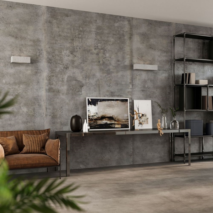 Wandleuchte VEGA 2xE27/60W/230V 50 cm Beton