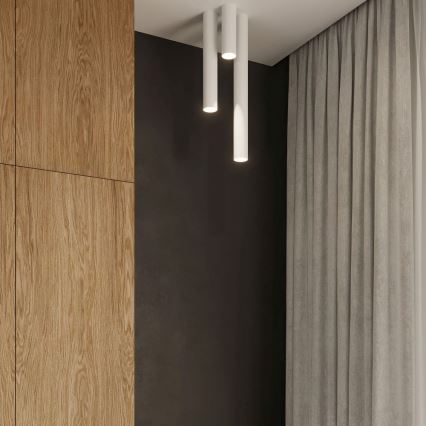 Strahler LAGOS 1xGU10/10W/230V 10 cm weiß