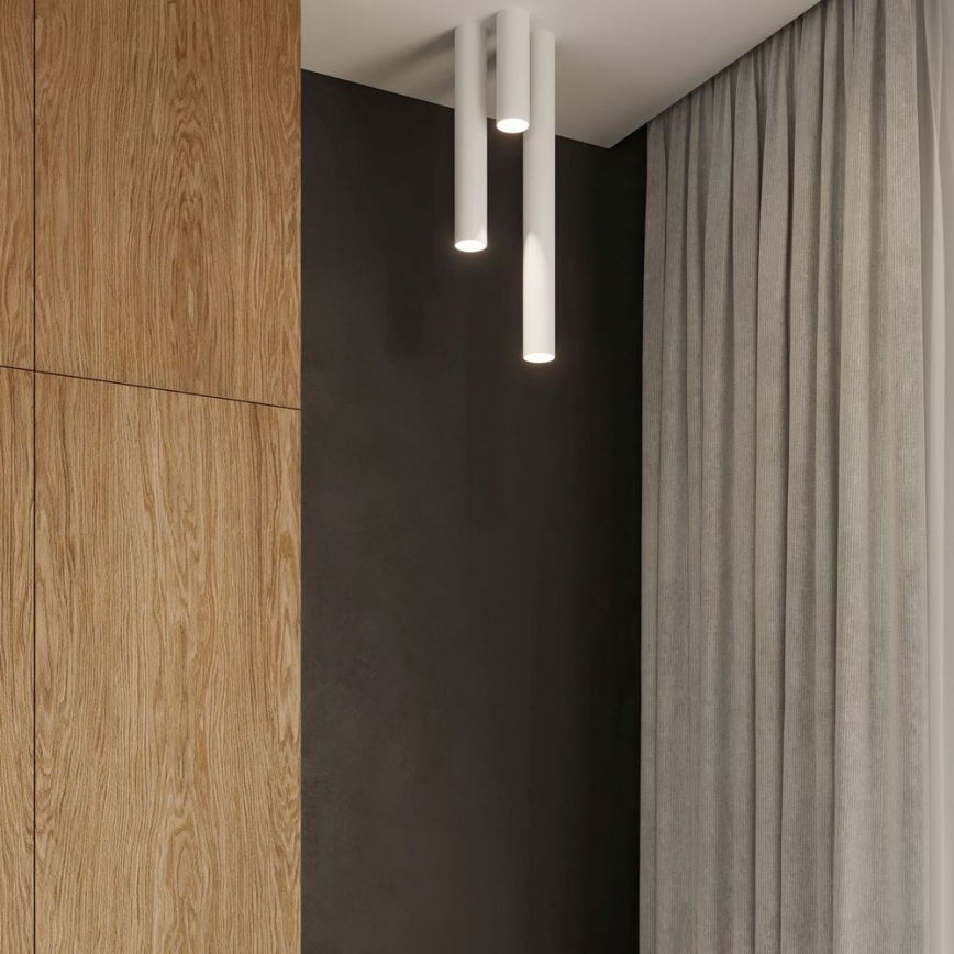 Strahler LAGOS 1xGU10/10W/230V 10 cm weiß