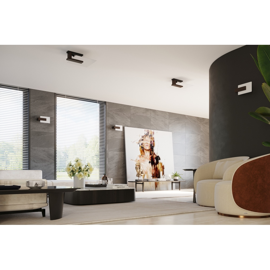 Deckenleuchte LAPPO 2xE27/15W/230V Wenge