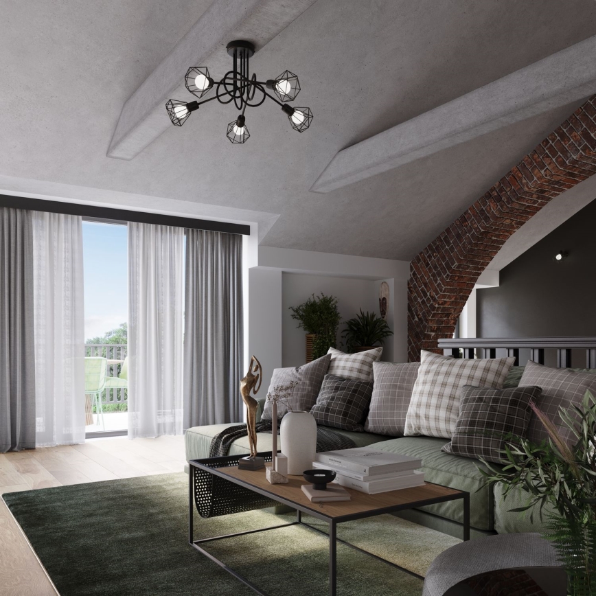 Wandleuchte ARTEMIS 1xE14/40W/230V schwarz