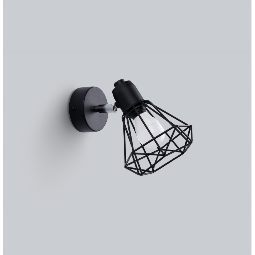 Wandleuchte ARTEMIS 1xE14/40W/230V schwarz
