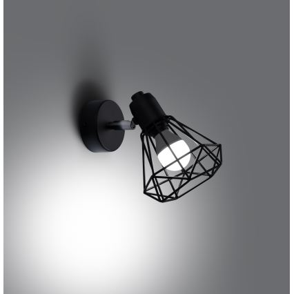 Wandleuchte ARTEMIS 1xE14/40W/230V schwarz