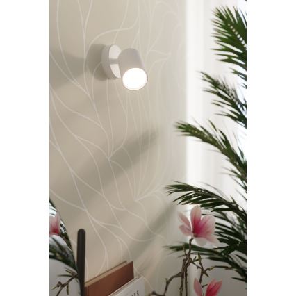 Wandleuchte LEMMI 1xGU10/40W/230V Weiß