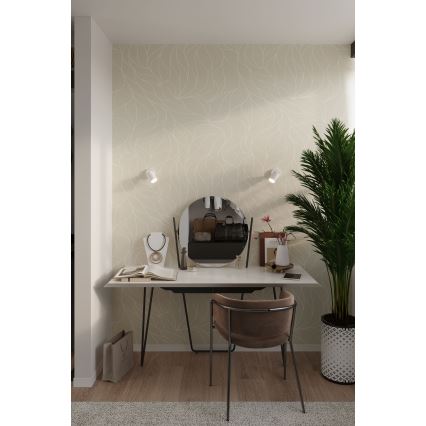 Wandleuchte LEMMI 1xGU10/40W/230V Weiß