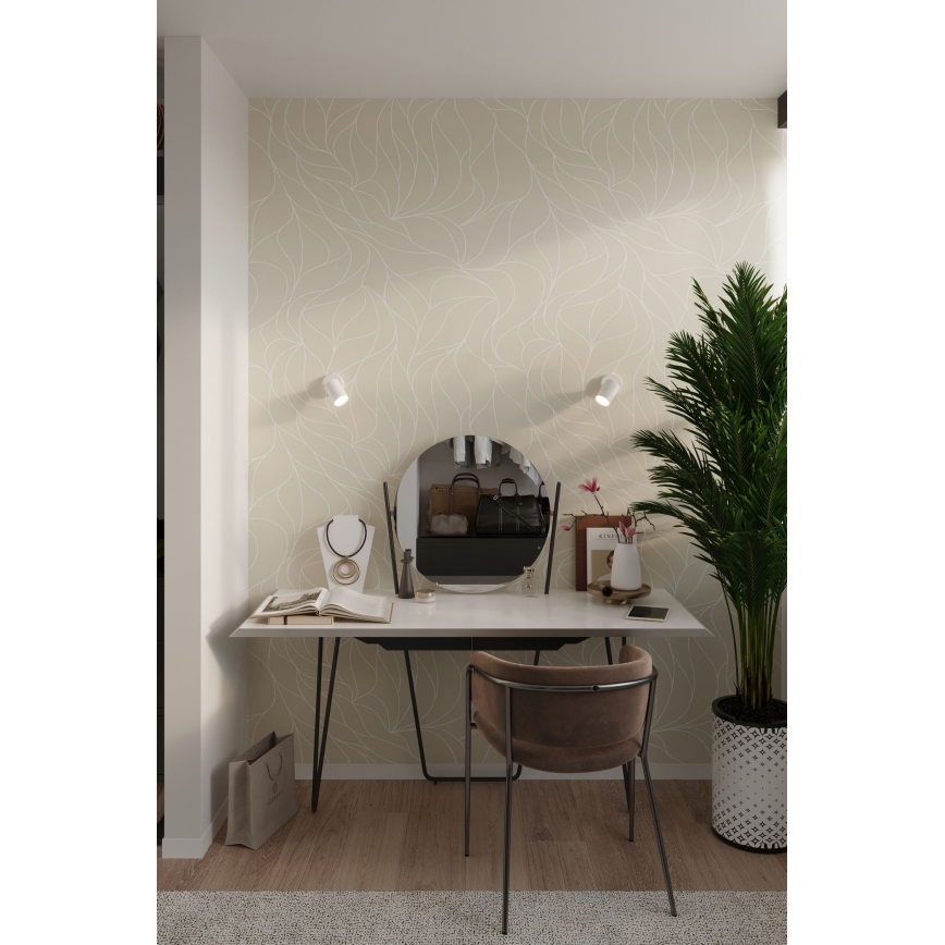 Wandleuchte LEMMI 1xGU10/40W/230V Weiß