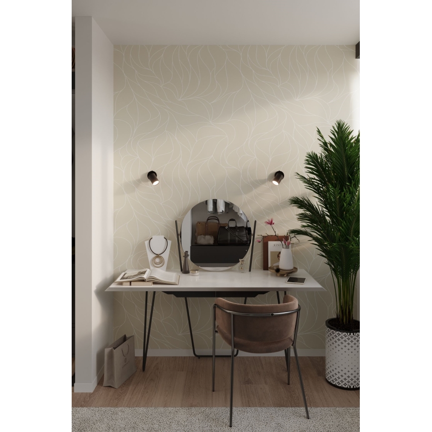 Wandleuchte LEMMI 1xGU10/40W/230V Schwarz